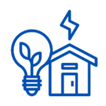 icon eficienta energetica blue