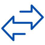 icon transfer de caldura blue